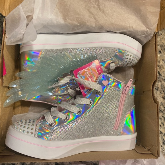 Skechers Sneakers Little Girls “Unicorn Wings” Sz 2 - Picture 3 of 3
